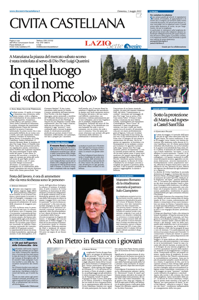 Avvenire - pagina diocesana del 01/05/2022